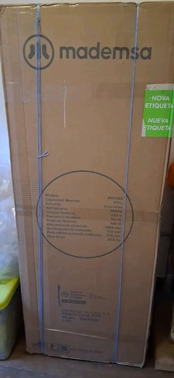 Refrigerador Mademsa nuevo en caja - 2