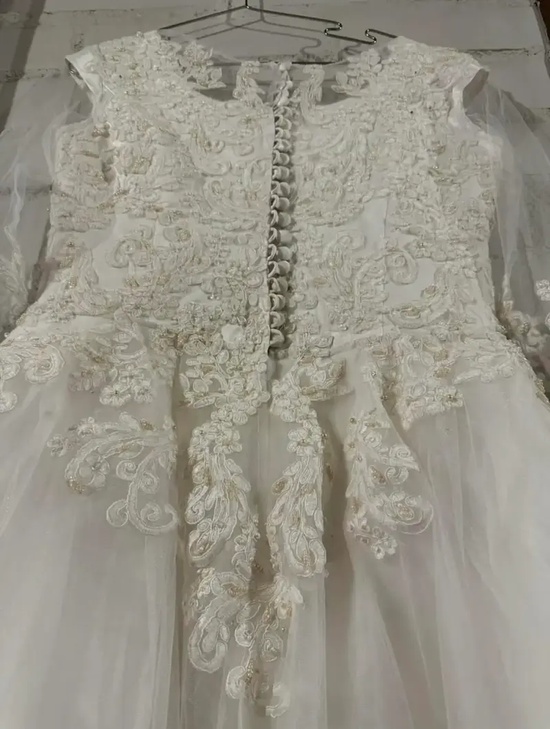 Vestido de novia con encaje - 4