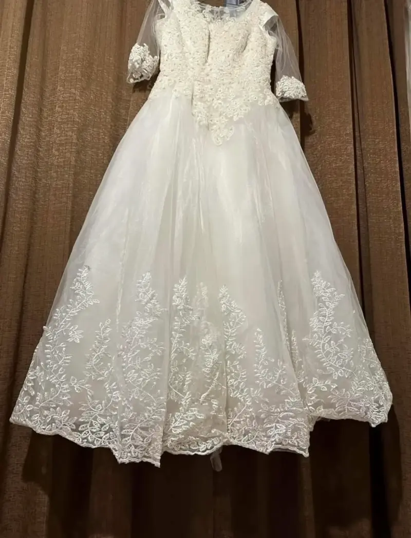Vestido de novia con encaje - 5