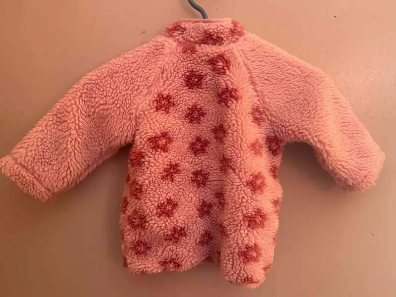 Chaqueta polar rosada infantil 18 meses - 4
