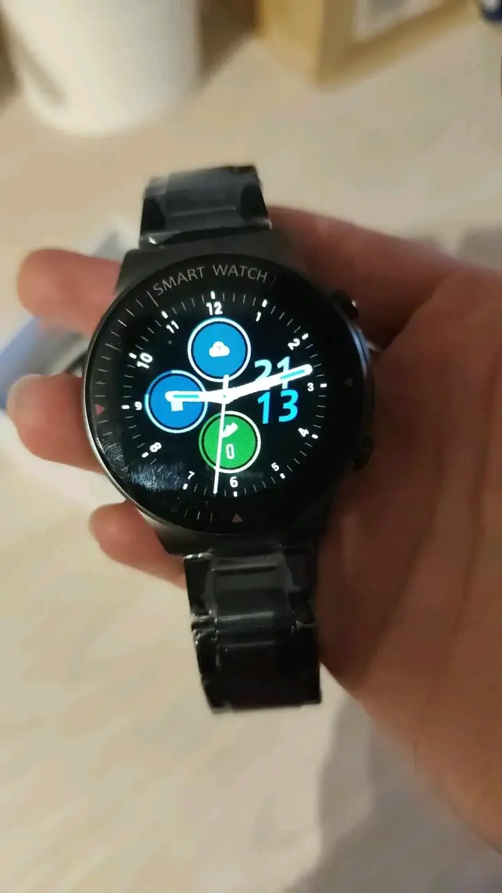 Reloj inteligente negro contestador de llamadas - 1