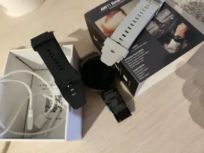 Reloj inteligente negro contestador de llamadas - miniatura 3