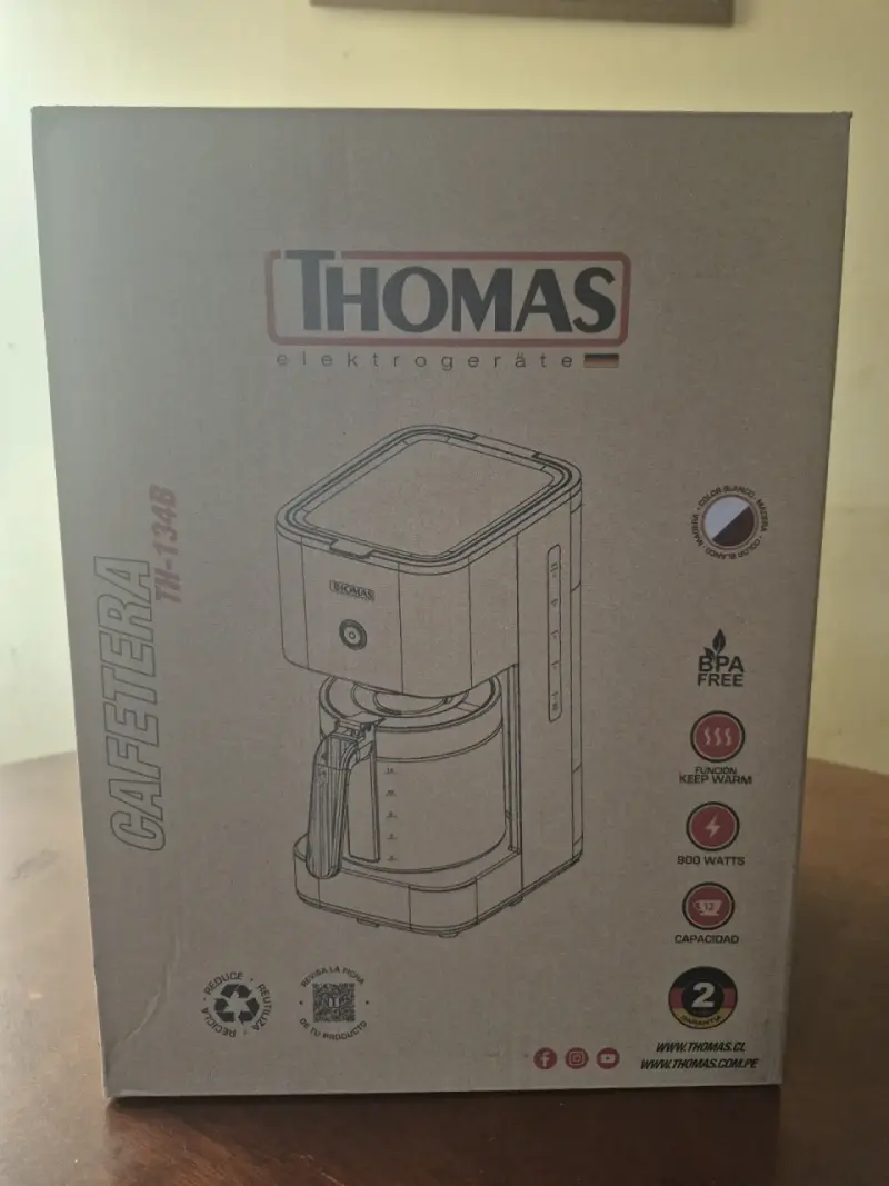 Cafetera Thomas TH-1348 nueva - 1