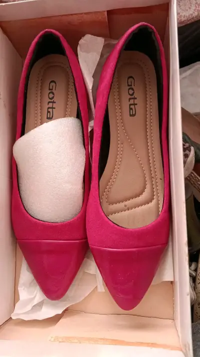 Zapatos planos rosados Gotta - miniatura 1