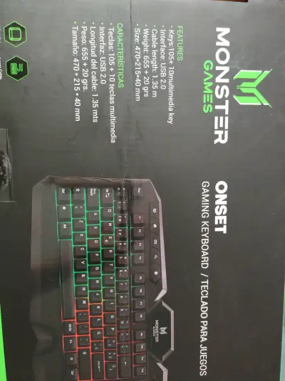 Teclado mecánico retroiluminado - miniatura 2