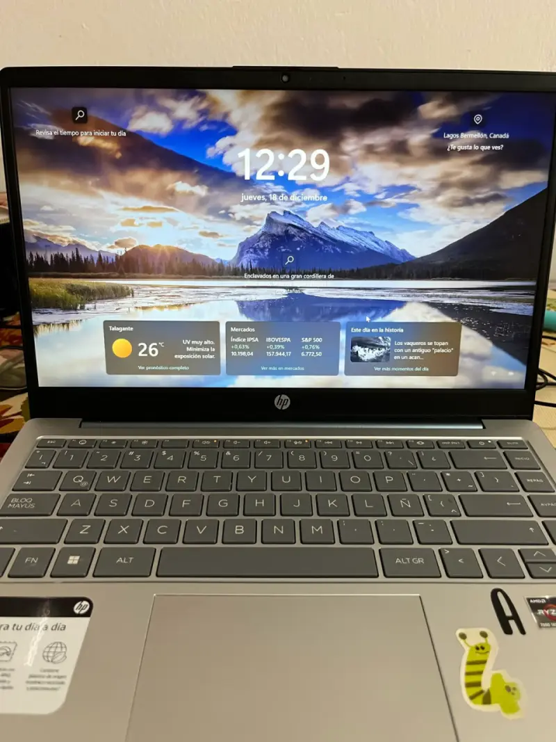 Laptop HP color gris - 3