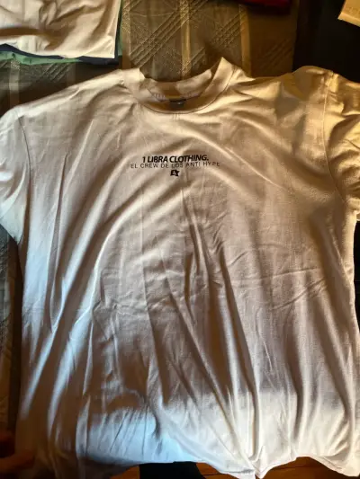 Polera blanca 1 Libra Clothing - miniatura 1