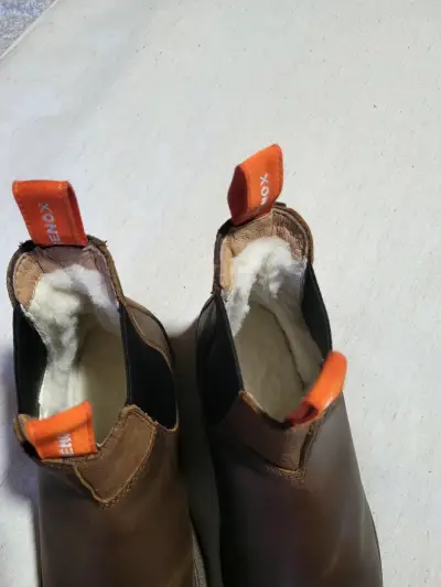 Botas de cuero marrón Renox - miniatura 2