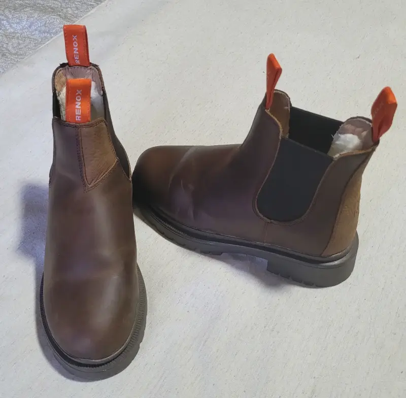Botas de cuero marrón Renox - 5