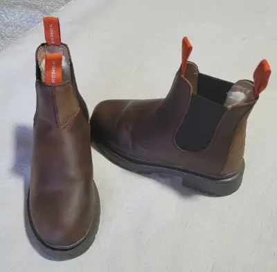 Botas de cuero marrón Renox - miniatura 5