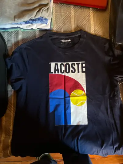 Polera Lacoste azul deportiva - miniatura 1