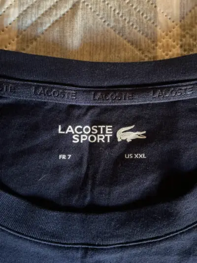 Polera Lacoste azul deportiva - miniatura 2