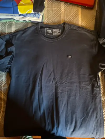 Polera azul L Vans - miniatura 1