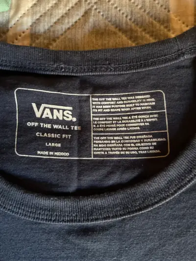 Polera azul L Vans - miniatura 2