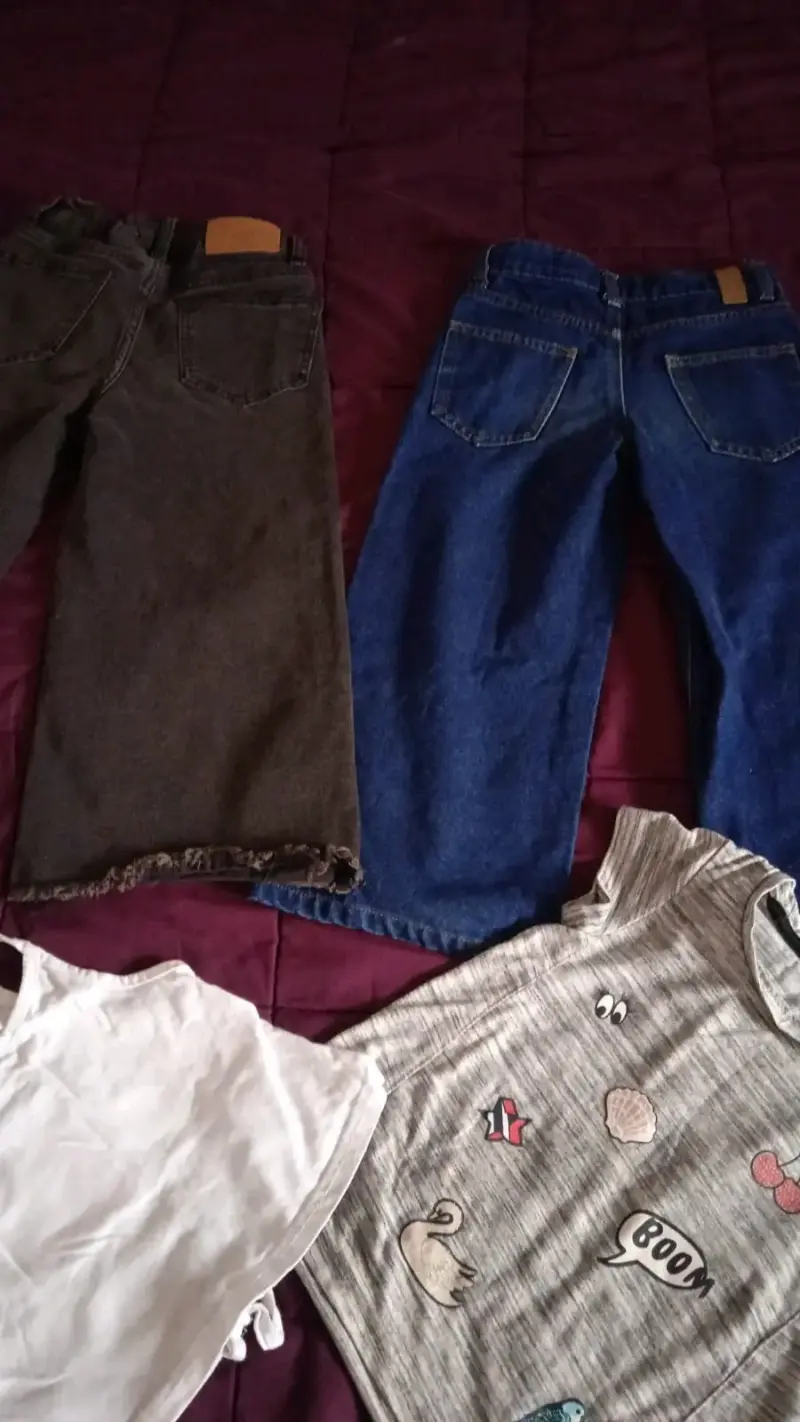 Pack lote niña 2 Jean y 2 poleras - 2