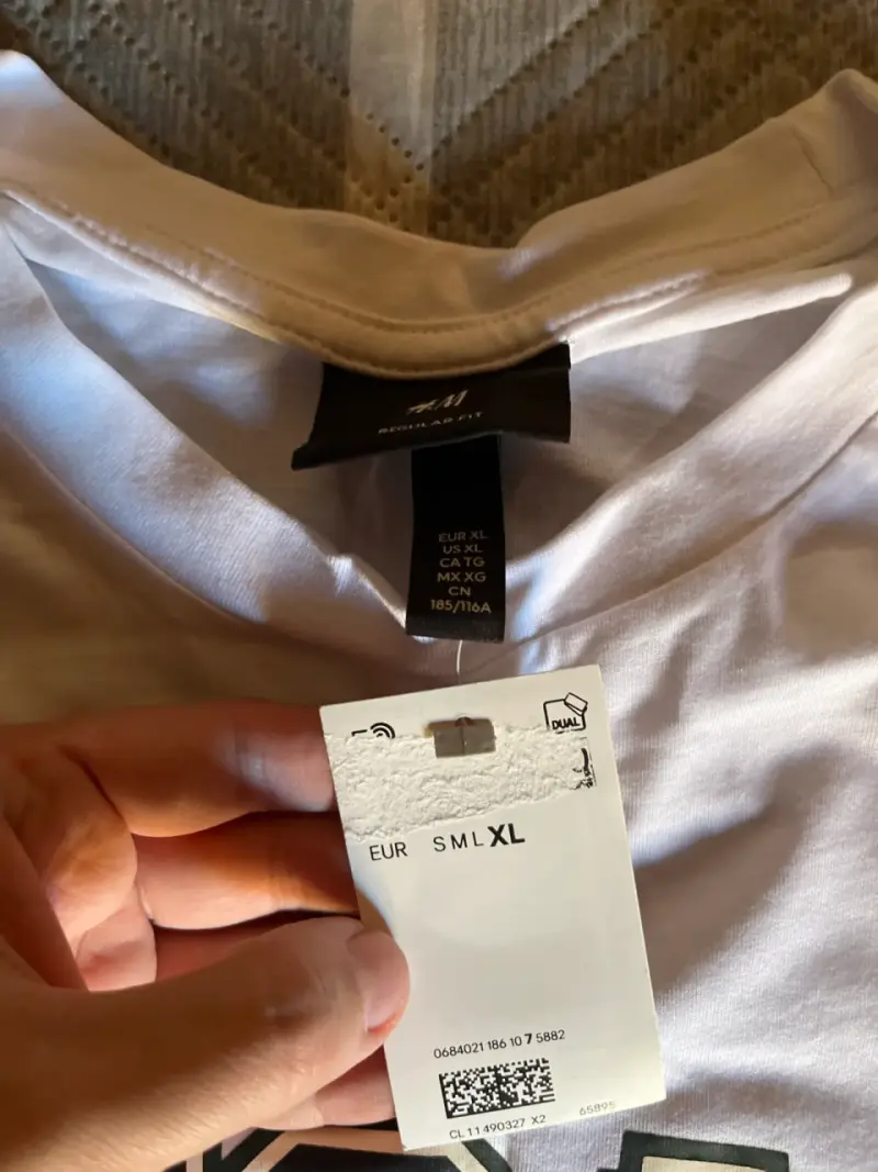 Polera blanca Chicago talla XL - 2