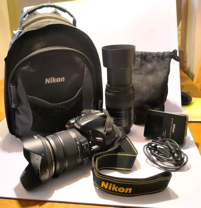 Kit cámara Nikon D5100 y lentes - 2