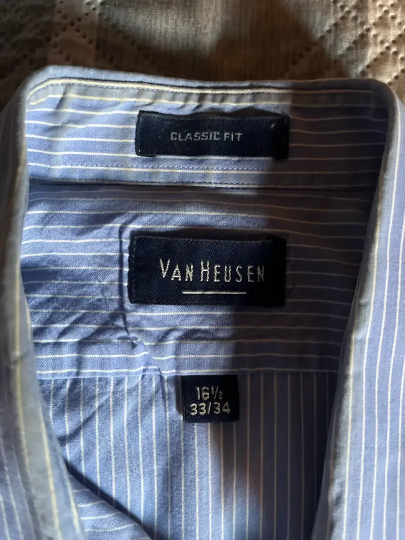 Camisa azul a rayas Van Heusen - 2