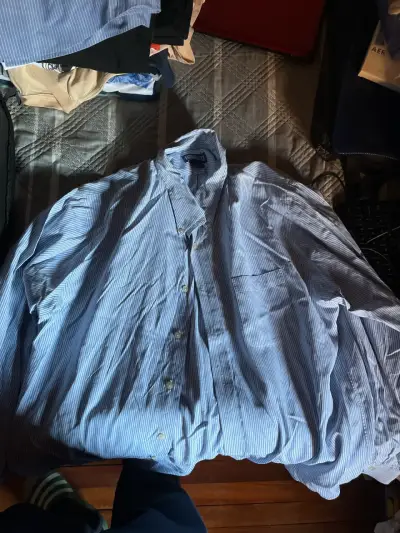 Camisa a rayas azul - miniatura 1