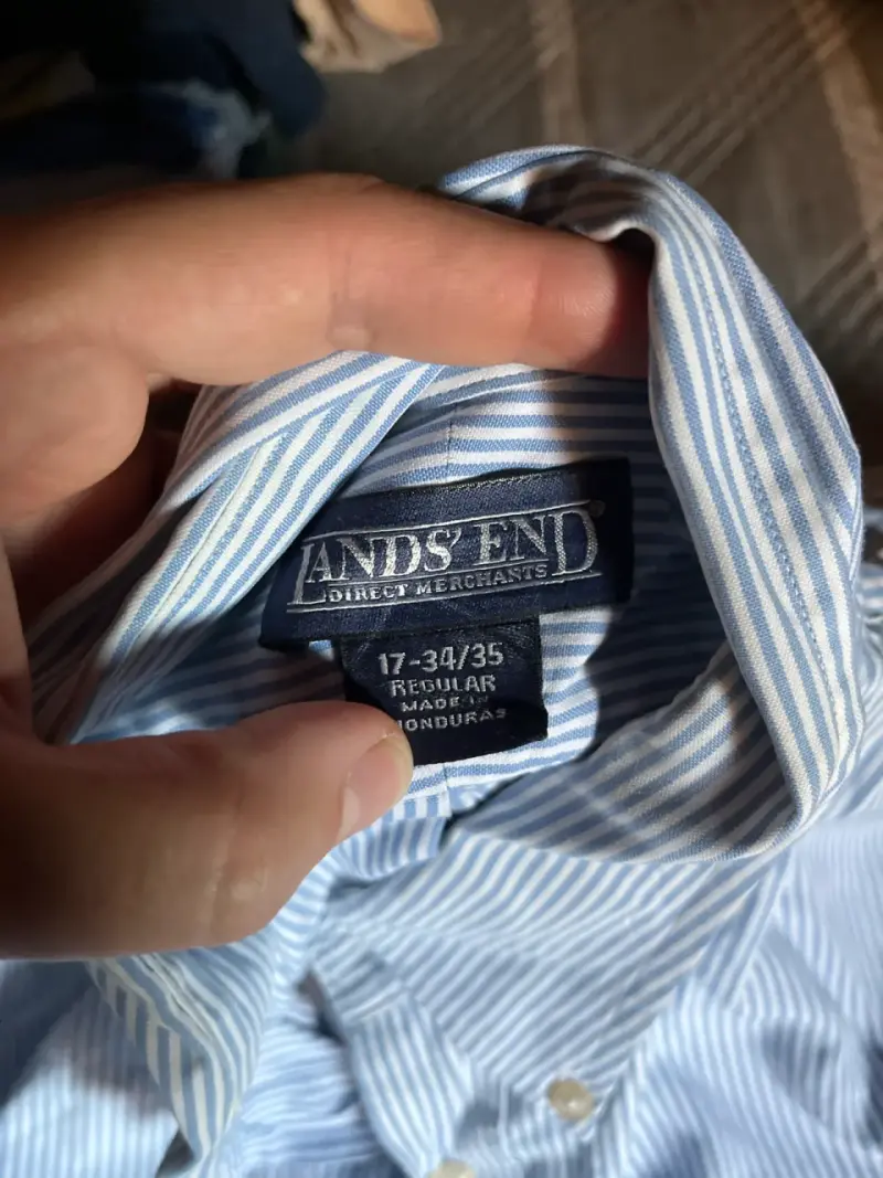 Camisa a rayas azul - 2