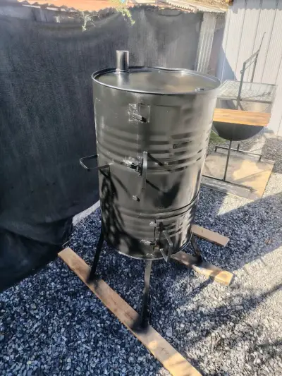 Ahumador de tambor 200 L - miniatura 2