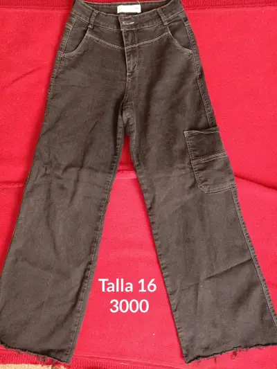 Pantalones cargo marrones - miniatura 1