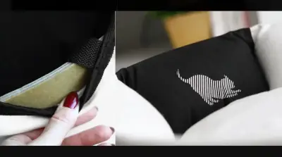 Cama rosada alta para gato - miniatura 5