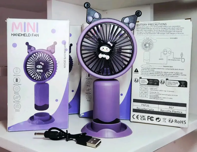 Ventilador de mano Kuromi - 2