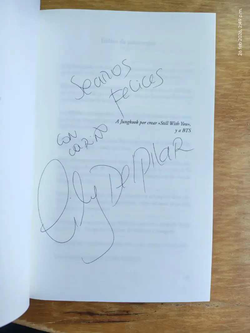 Libro Still With You de Lily del Pilar Autografiad - 2