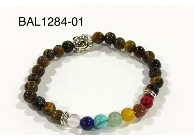 6 Pulseras de piedras variadas - 5