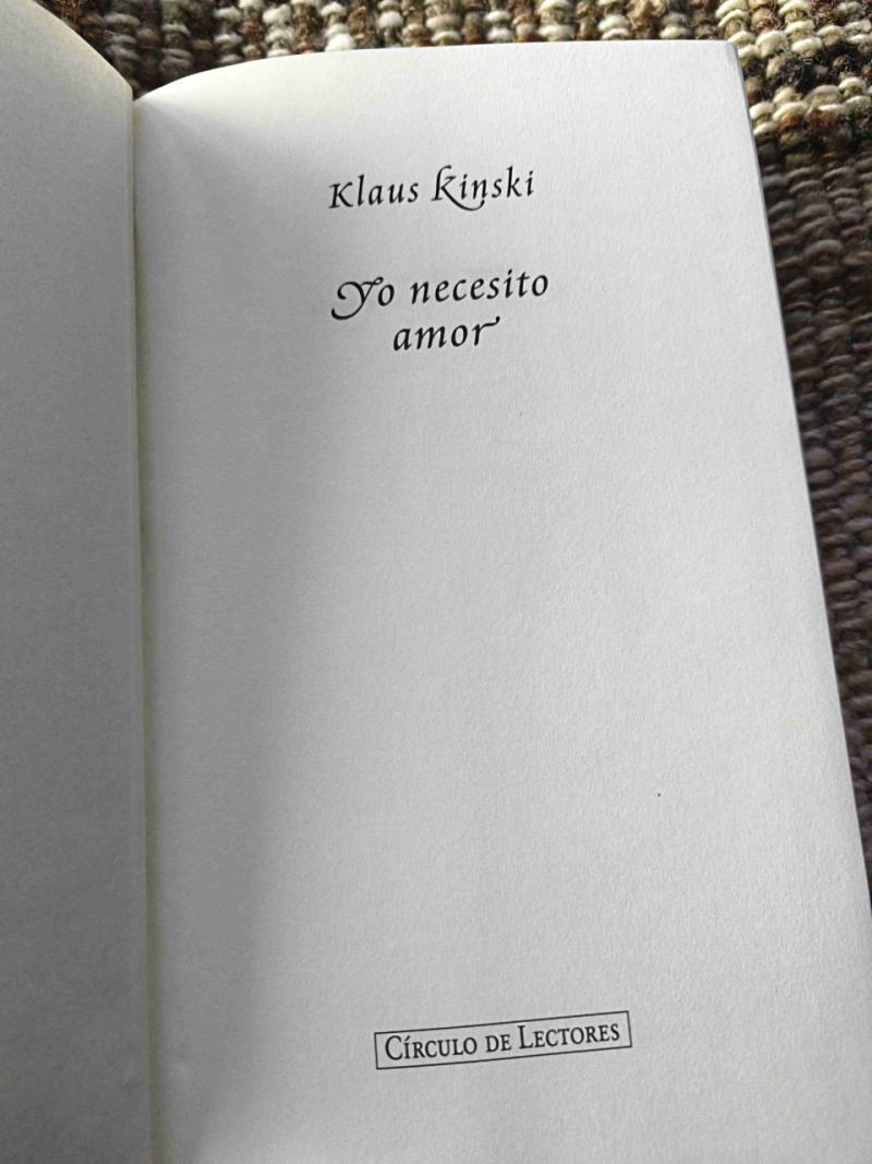 'Yo necesito amor' Klaus Kinski - 3
