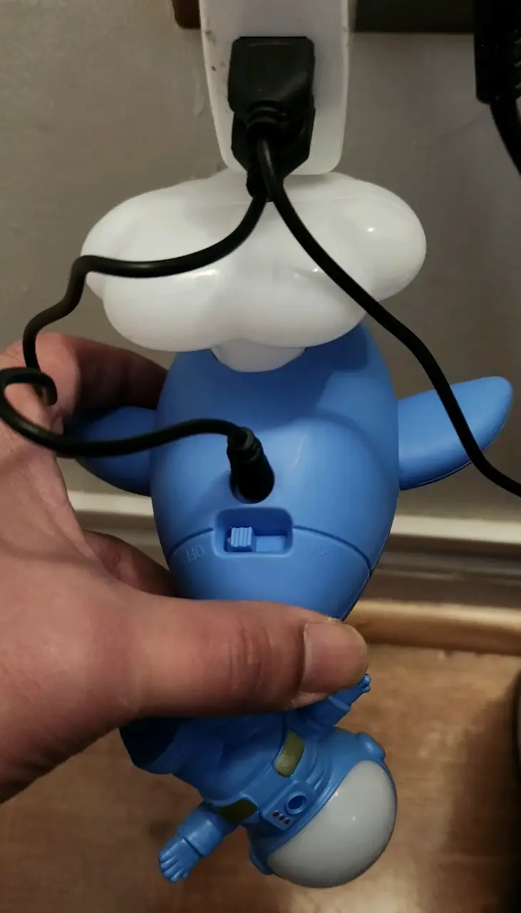 Lámpara USB cohete espacial y austronauta - 5