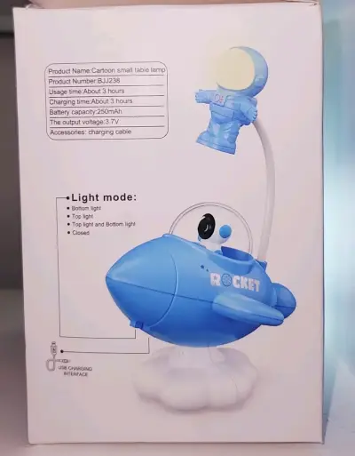 Lámpara USB cohete espacial y austronauta - miniatura 6