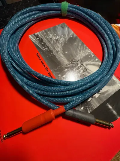 Cable de instrumento azul 6 metros - miniatura 1