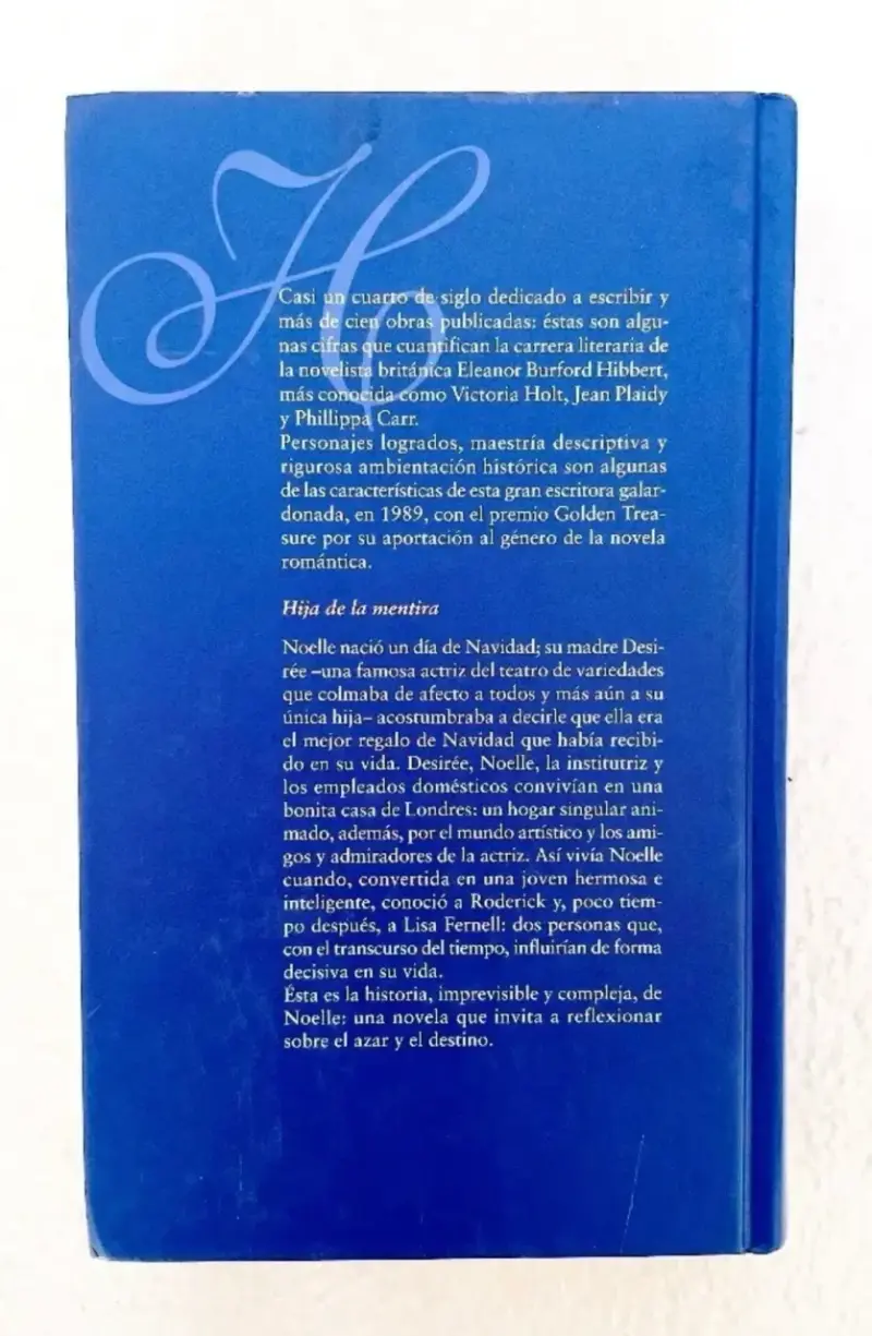Libro 'Hija de la mentira' Victoria Holt - 2