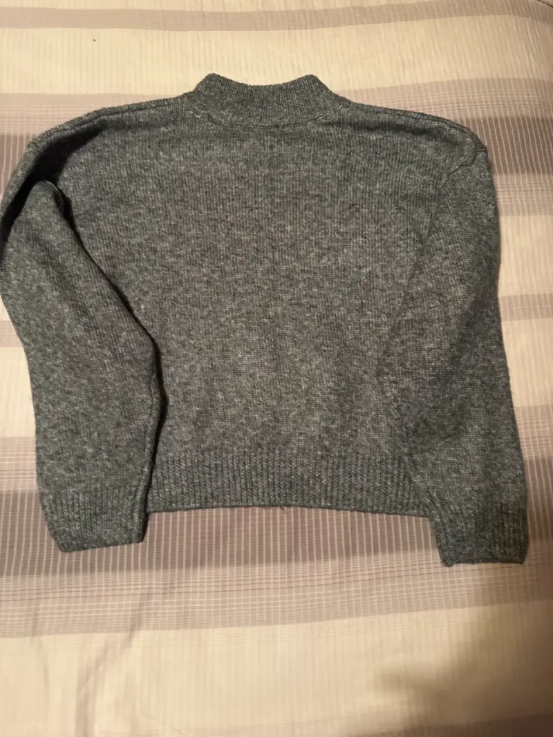 Suéter gris de lana - 4