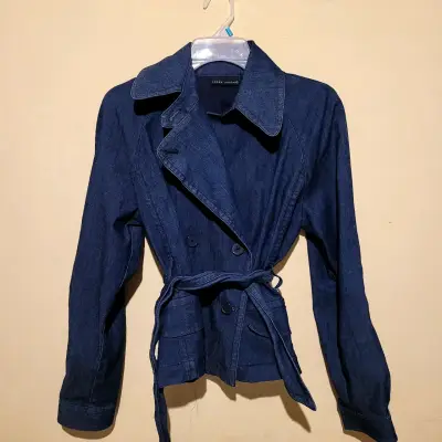 Chaqueta de mezclilla azul - miniatura 1