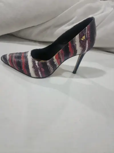 Zapato de tacón alto multicolor - miniatura 3