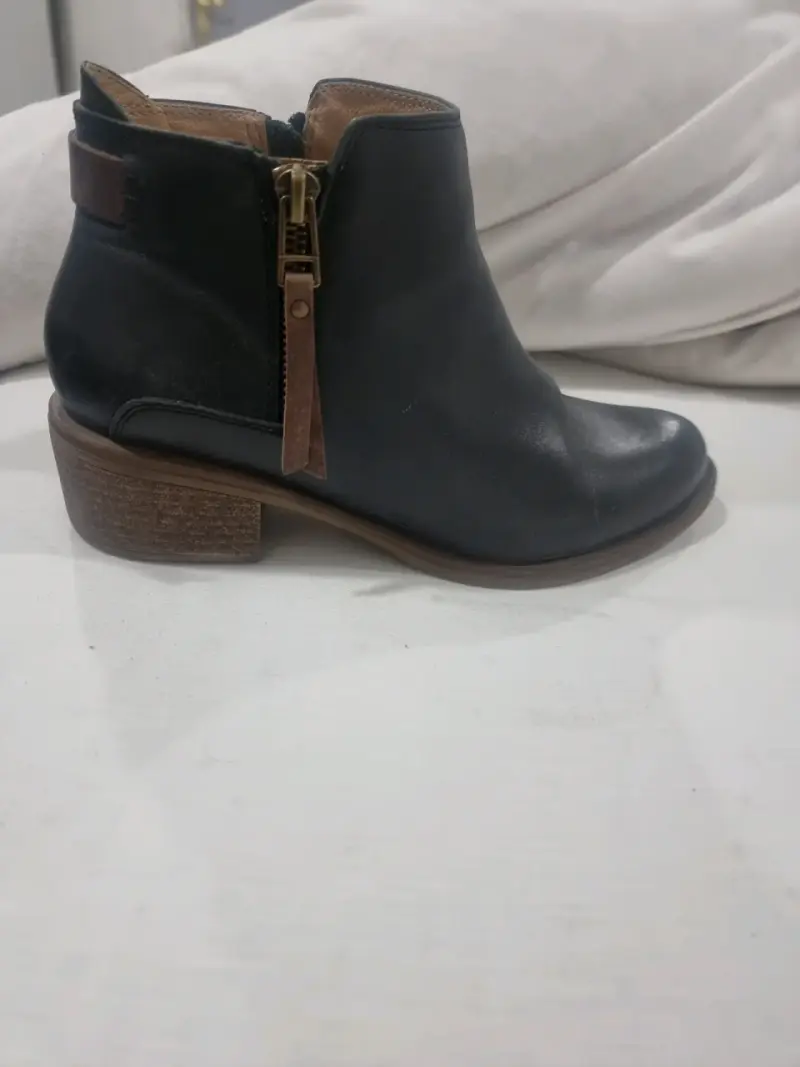 Botines negros de cuero - 3