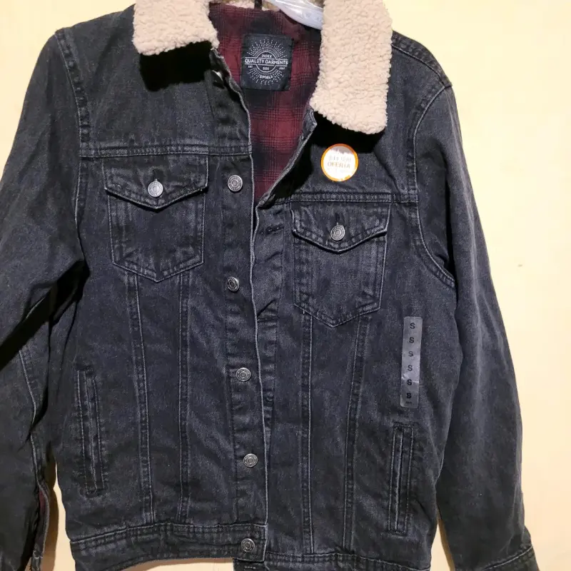 Chaqueta jean negra - 2