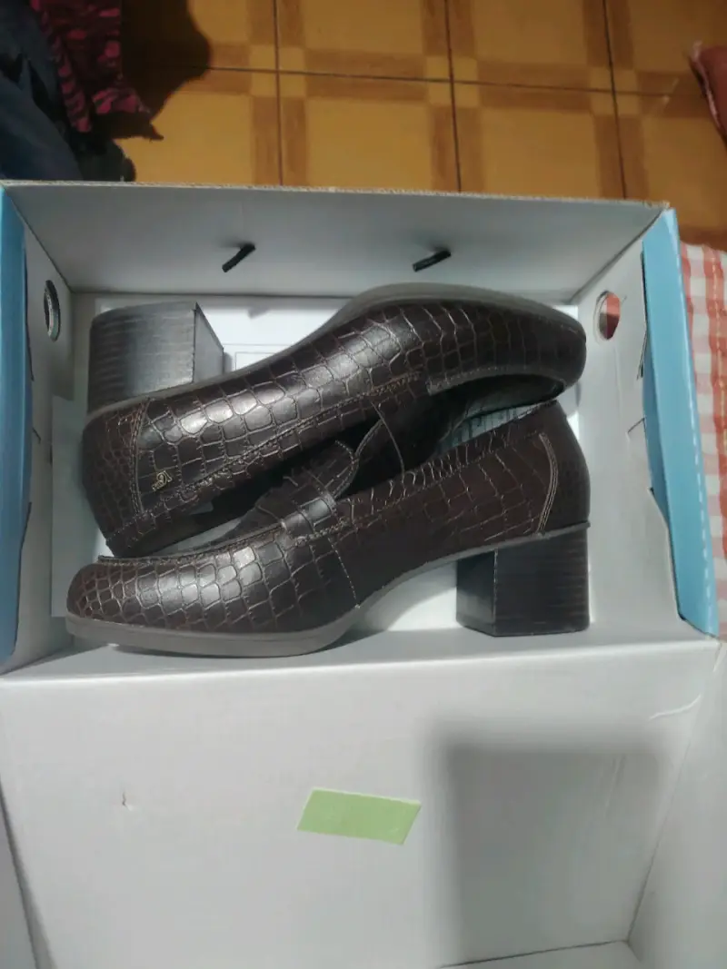 Zapatos mocasines de cuero negro - 5