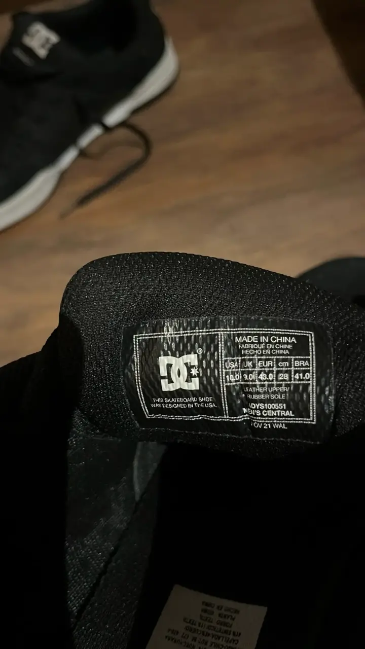 Zapatillas DC negras con logo - 4