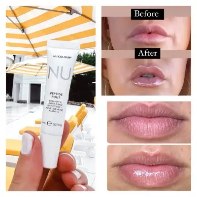 Hidratante labial ácido hialurónicoNU Peptide Pout - miniatura 1