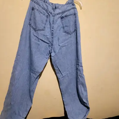 Jeans azul  verano tela delgada - miniatura 2
