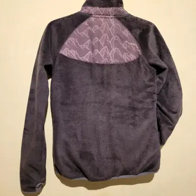 Chaqueta polar marrón con cierre - miniatura 2