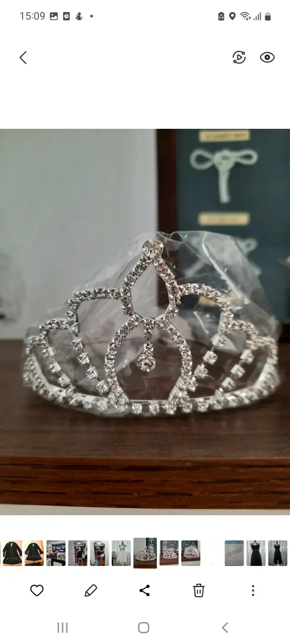 Diadema de cristal brillante - 4