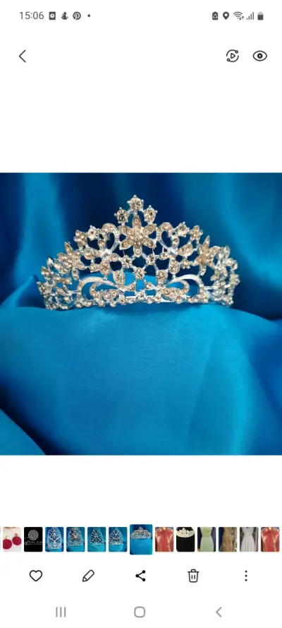 Diadema de cristal brillante - miniatura 5