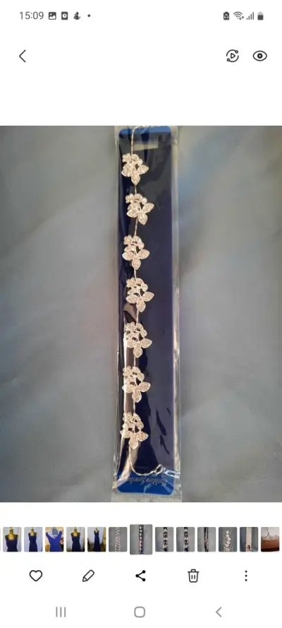 Diadema de cristal brillante - miniatura 6