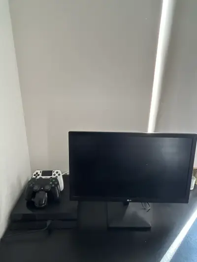 PlayStation 4 con monitor LG - miniatura 1