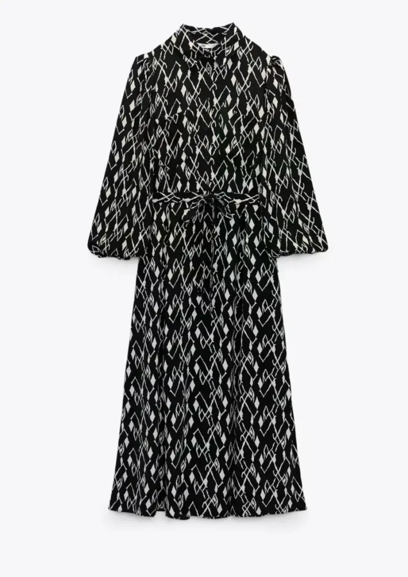 Vestido Camisero Zara